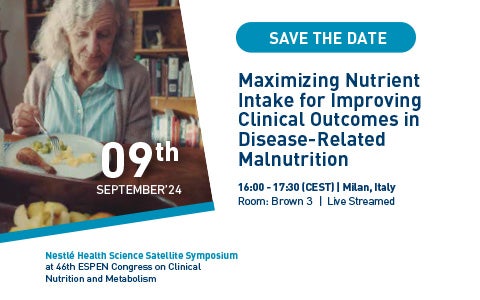 Simposio “Maximizing Nutrient Intake for Improving Clinical Outcomes in Disease-Related Malnutrition”